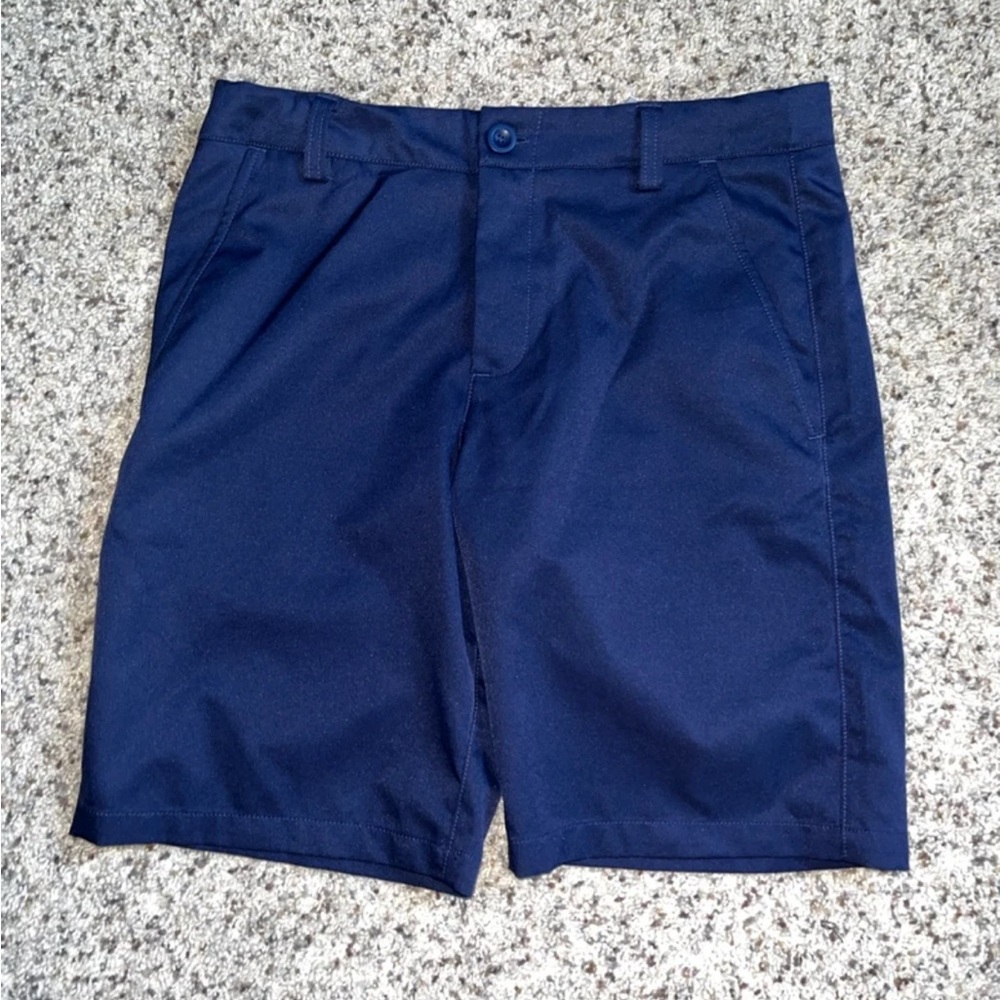 Under Armour Navy Boy's Shorts - Youth Large